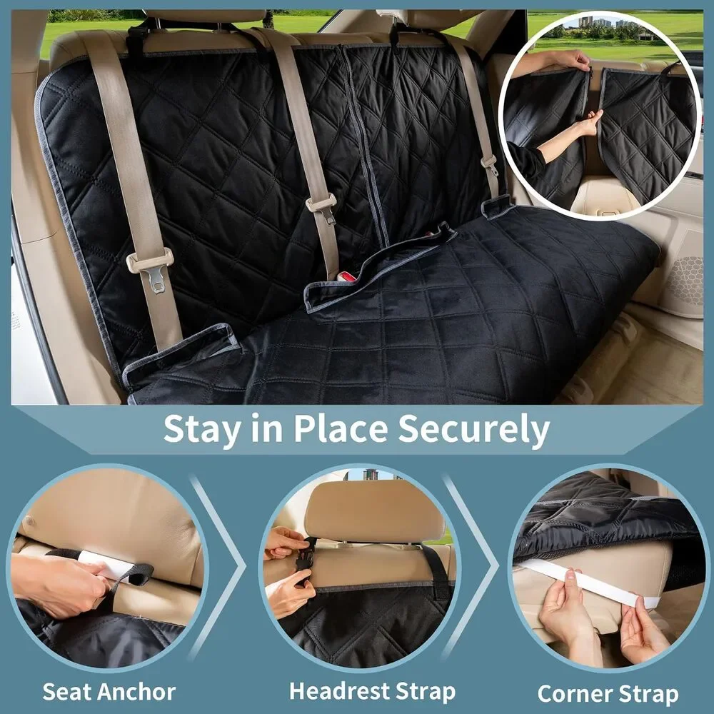 Click to see full view ZQ Bench Car Seat Cover for Dogs